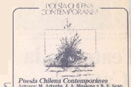 "Poesía chilena contemporánea"