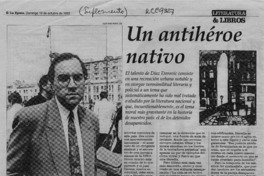Un antihéroe nativo  [artículo] Camilo Marks.