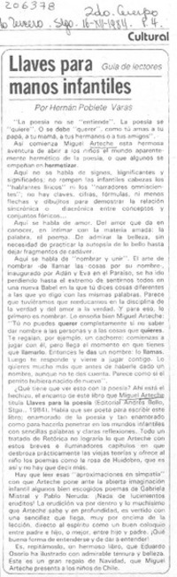 Llaves para manos infantiles