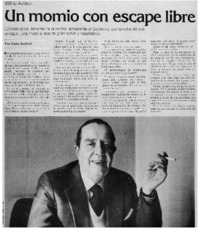 Un momio con escape libre