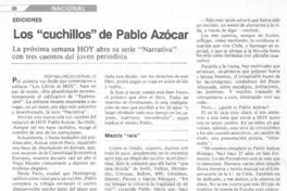 Los cuchillos de Pablo Azócar