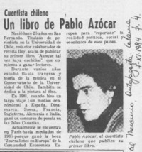 Un Libro de Pablo Azócar