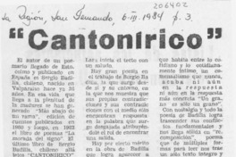 "Cantonírico"