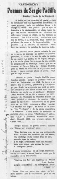 Poemas de Sergio Badilla