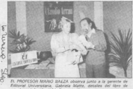 Mario Baeza presentó libro de canciones infantiles