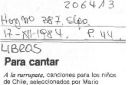 Para cantar