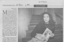 Mónica Rodríguez debuta a los 17 años  [artículo] Oscar Vega.