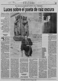 Luces sobre el poeta de raíz oscura