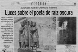 Luces sobre el poeta de raíz oscura