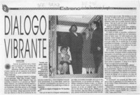 Diálogo vibrante  [artículo] Leopoldo Pulgar.