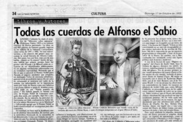 Todas la cuerdas de Alfonso el Sabio  [artículo] Filebo.