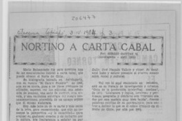Nortino a carta cabal