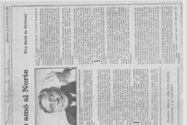 Un escritor que amó al Norte