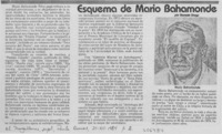 Esquema de Mario Bahamonde