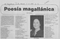 Poesía magallánica