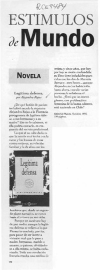 Estímulos de mundo  [artículo].