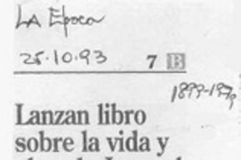 Lanzan libro sobre la vida y obra de Juvenal Hernández  [artículo].