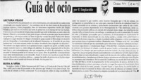 Lectura veloz  [artículo] El implacable.