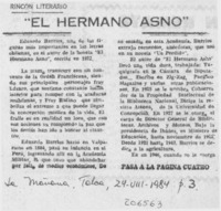 "El hermano asno"