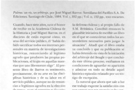 "Palena, un río, un arbitraje"