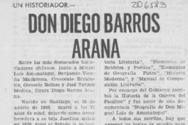 Don Diego Barros Arana