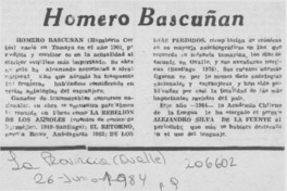 Homero Bascuñán