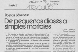 De pequeños dioses a simples mortales