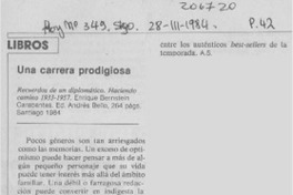 Una carrera prodigiosa