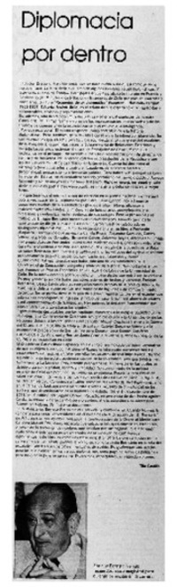 Diplomacia por dentro