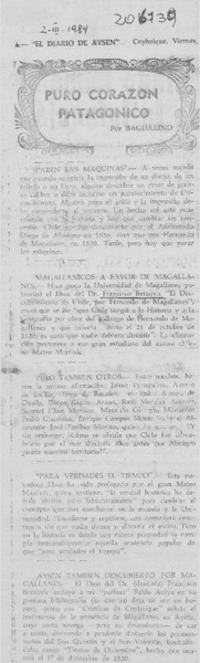 Puro corazón patagónico