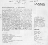 Entre la lluvia y el arcoiris