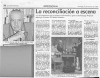La Reconciliación a escena  [artículo].