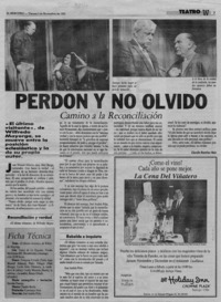 Perdón y no olvido  [artículo] Claudia Ramírez Hein.
