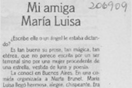 Mi amiga María Luisa