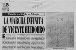 La marcha infinita de Vicente Huidobro
