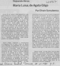 María Luisa, de Agata Gligo