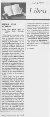 María Luisa Bombal