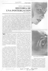 Historia de una postergación