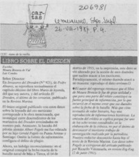 Libro sobre el Dresden