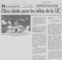 Obra alada para los niños de la UC