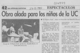 Obra alada para los niños de la UC