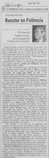 Bunster en Polinesia