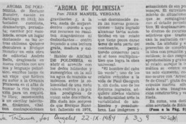 "Aroma de Polinesia"