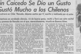 Franklin Caicedo se dio un gusto que gustó mucho a los chilenos