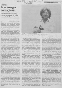 Con energía contagiosa : [entrevista]