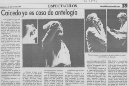 Caicedo ya es cosa de antología