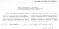 Cómo elaborar informes