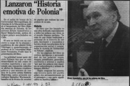Lanzaron " Historia emotiva de Polonia"  [artículo].
