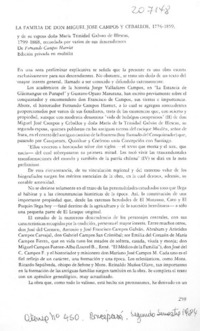 "La familia de don Miguel José Campos y Ceballos, 1774-1859"