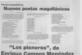 "Los pioneros", de Enrique Campos Menéndez